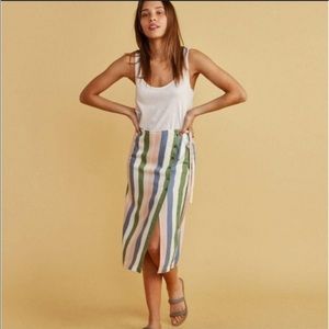 Marina Layer striped skirt